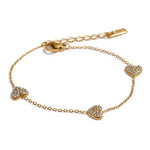 Load image into Gallery viewer, Céline Heart Necklace & Bracelet Set