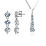 Load image into Gallery viewer, Elaine Moissanite Set