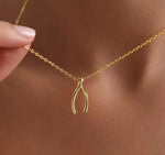 Load image into Gallery viewer, Anya Wishbone Necklace