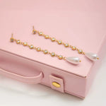 Load image into Gallery viewer, Eliza Pearl Drop Earrings
