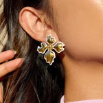 Load image into Gallery viewer, Elara Floral Studs