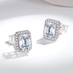 Load image into Gallery viewer, Clarisse Emerald Cut Earrings