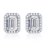 Load image into Gallery viewer, Clarisse Emerald Cut Earrings