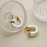 Load image into Gallery viewer, Zola Resin Hoop Earrings