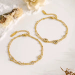 Load image into Gallery viewer, Aria Crystal Layered Bracelet