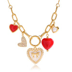 Load image into Gallery viewer, Sorelle Heart Charm Necklace