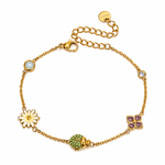 Load image into Gallery viewer, Goldie Charm Bracelet