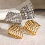 Load image into Gallery viewer, Sera Pavé Cuff Earrings
