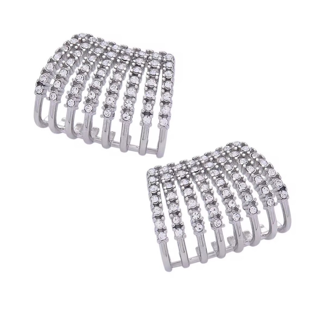Sera Pavé Cuff Earrings