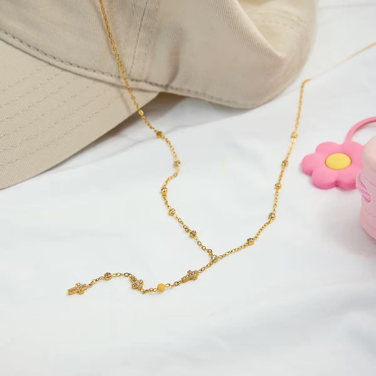Vivi lariat necklace