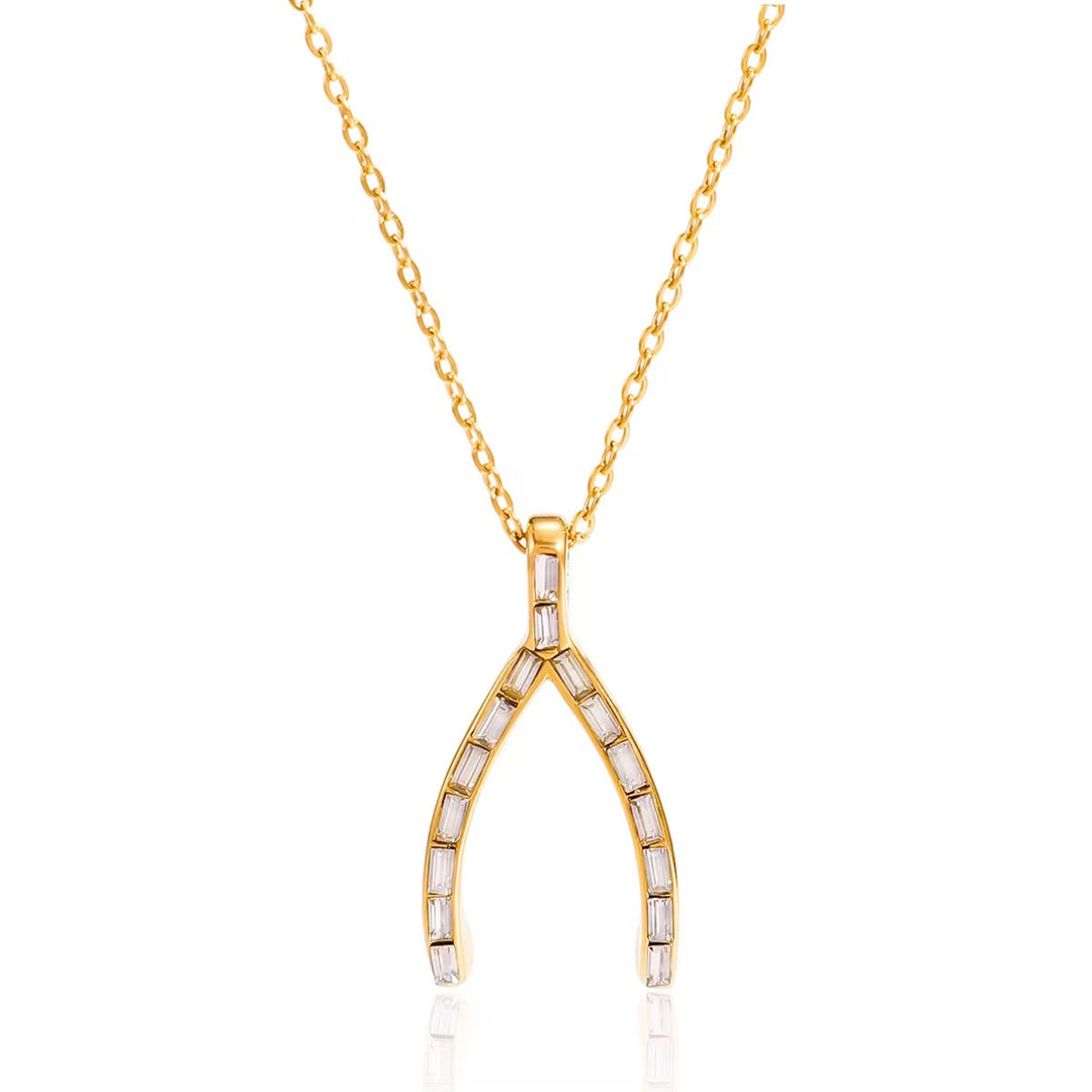 Anya Wishbone Necklace