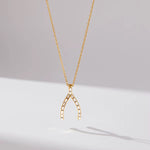 Load image into Gallery viewer, Anya Wishbone Necklace
