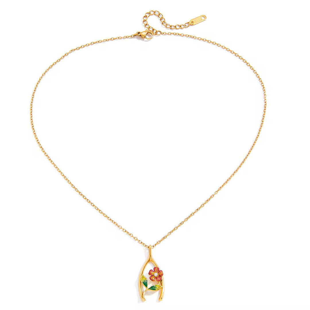 Anya Wishbone Necklace