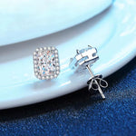 Load image into Gallery viewer, Clarisse Emerald Cut Earrings
