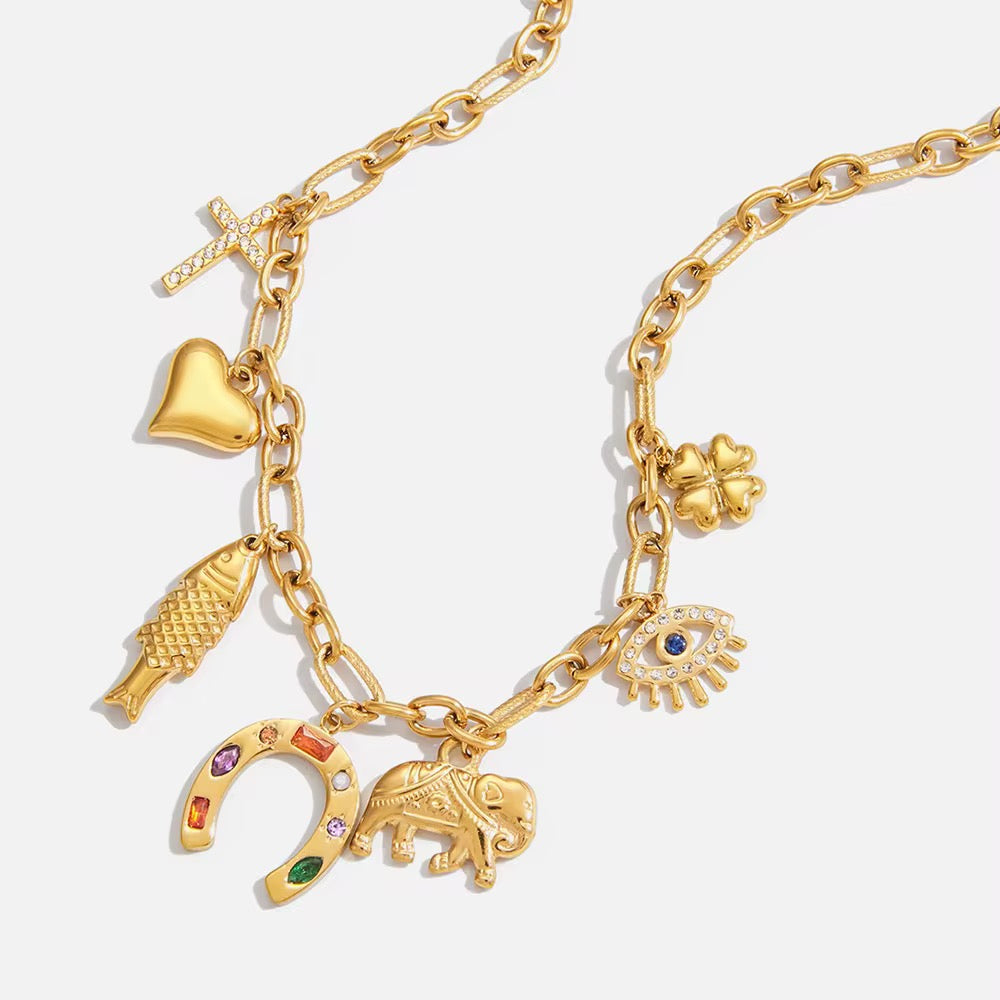 Lina Charm Necklace
