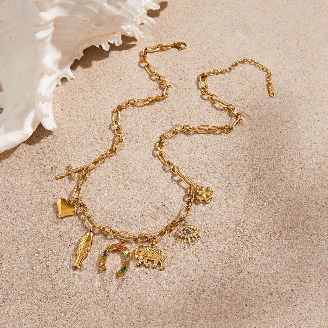 Lina Charm Necklace