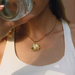 Load image into Gallery viewer, Mira Floral Pendant Necklace
