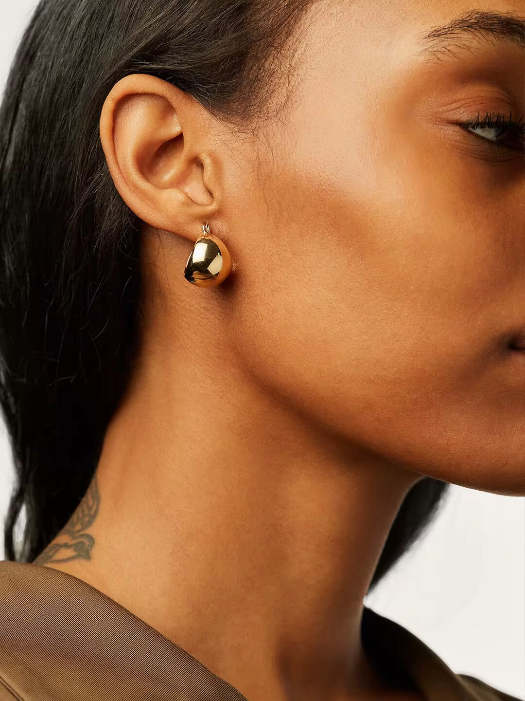 Esme Dome Hoop Earrings