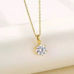 Load image into Gallery viewer, Sorelle Solitaire Crystal Necklace
