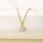 Load image into Gallery viewer, Sorelle Solitaire Crystal Necklace
