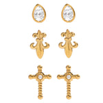 Load image into Gallery viewer, Arissa Crystal Stud Earring Set
