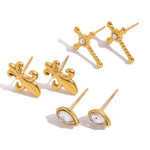 Load image into Gallery viewer, Arissa Crystal Stud Earring Set
