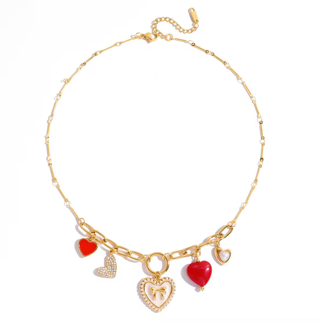 Sorelle Heart Charm Necklace