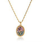 Load image into Gallery viewer, Lia Floral Pendant Necklace
