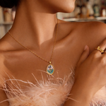 Load image into Gallery viewer, Lia Floral Pendant Necklace
