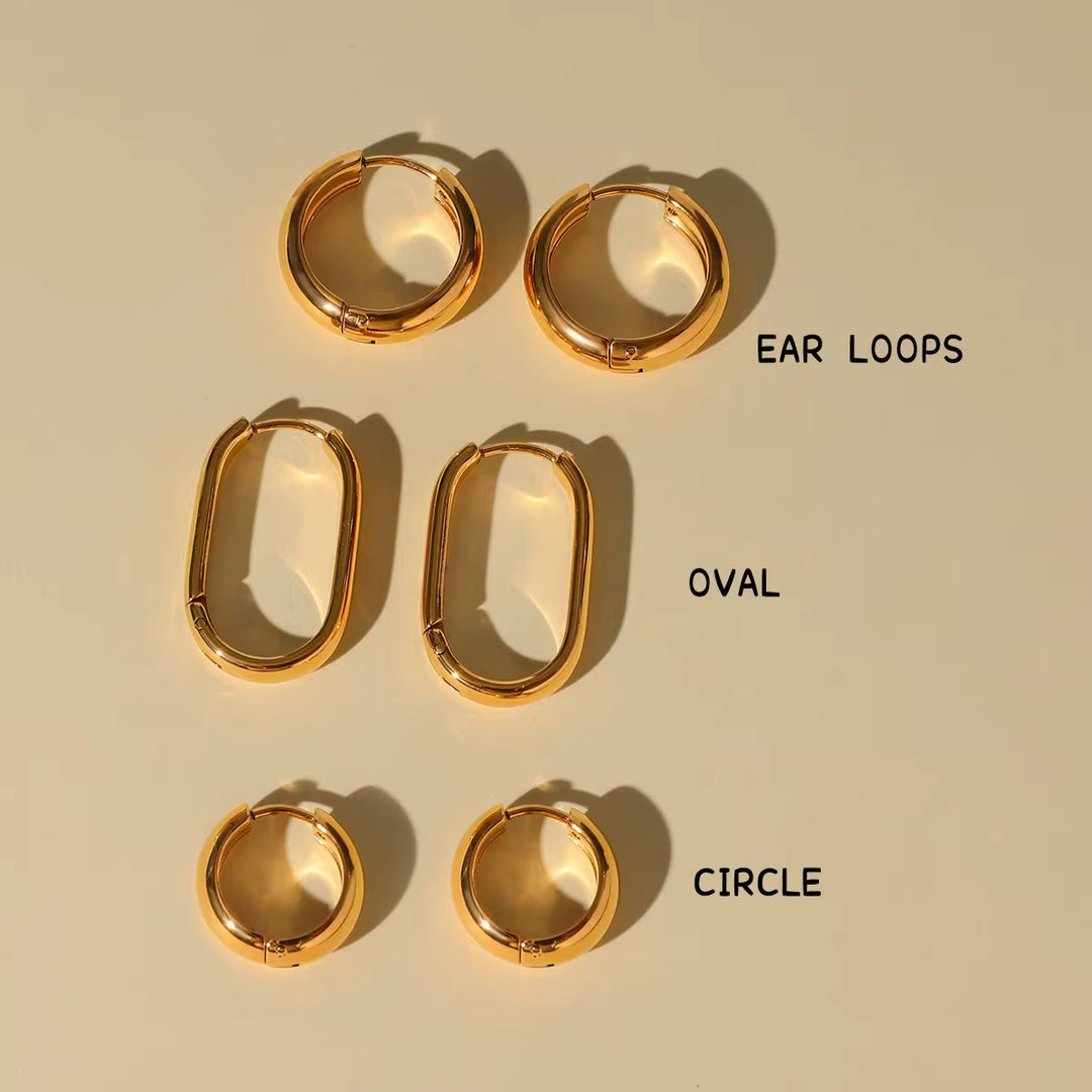 Serena Classic Hoop Earrings