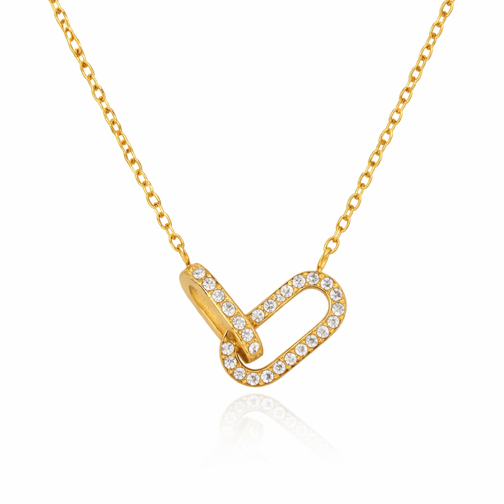 Ziv crystal link necklace