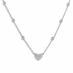 Load image into Gallery viewer, Céline Heart Necklace &amp; Bracelet Set
