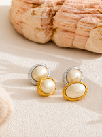 Load image into Gallery viewer, Sofia Pearl Stud Earrings
