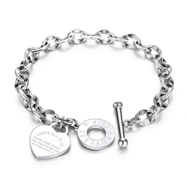 Aby heart bracelet